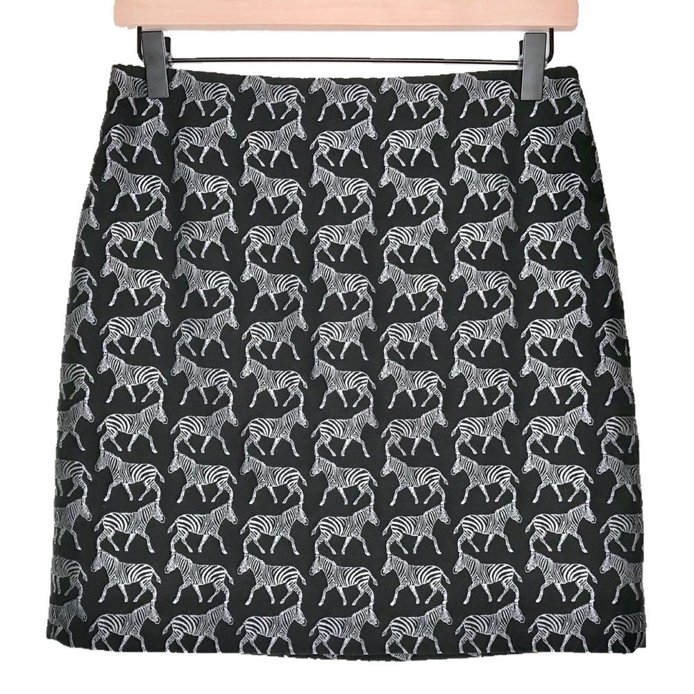 J. Crew Zebra Pencil Skirt